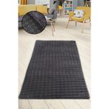 Bonny Home Bubble Antrasit Peluş Yolluk, 80 x 500 cm, Makinede Yıkanabilir, Kaymaz Tabanlı