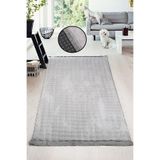 Bonny Home Bubble Gri Spor Saçaklı Mutfak Halısı, 80x600 cm, Kaymaz Taban, Yıkanabilir