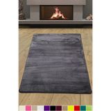 Bonny Home Elite Antrasit Leke Tutmaz Yıkanabilir Kaymaz Peluş Mutfak Halısı, 50 x 80 cm