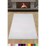 Bonny Home Elite Peluş Mutfak Halısı, 150x400 cm, Beyaz, Kaymaz Taban
