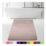 Bonny Home Elite Vizon 100x150 cm Peluş Banyo Paspası Kaymaz Tabanlı Pufidik Banyo Halısı