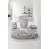 Bonny Home Exclusive Gri 6 Parça Banyo Seti, BnyExcl6PrçBanSet