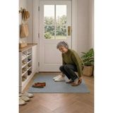 Bonny Home Gri Antre Paspası Kapı Içi Mekan Giriş Halısı Kapı Önü Porlo -7129 - 50 x 80