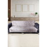Bonny Home Güzide Gri Koltuk Örtüsü, Altın Varaklı, Kaymaz Süngerli, 170x210 cm