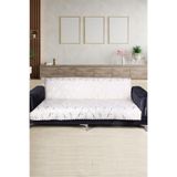 Bonny Home Güzide Krem Koltuk Örtüsü, Altın Varaklı, Kaymaz Süngerli, 170x210 cm