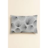Bonny Home İndiba Gri Desenli 2'li Yastık Kılıfı, Pamuklu Kumaş, Fermuarlı, 50 x 70 cm