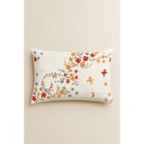 Bonny Home Kelebek Kırmızı Desenli 2'li Yastık Kılıfı, 50 x 70 cm, Pamuklu Kumaş, Fermuarlı