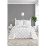 Bonny Home Krem Çift Kişilik Bohem Pike Takımı Mevsimlik 240X250 Yatak Örtüsü Seti Rozella
