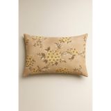 Bonny Home Mirna Kahve Desenli 2'li Yastık Kılıfı, Pamuklu Kumaş, Fermuarlı, 50 x 70 cm, YastıkKılıfı2liDesenli