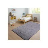 Bonny Home Nova Antrasit Kaymaz Çocuk Odası Halısı, 200x400 cm, Poliamid, Leke Tutmaz