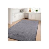 Bonny Home Nova Antrasit Leke Tutmaz Yıkanabilir Kaymaz Taban Mutfak Halısı, 100x200 cm