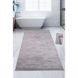 Bonny Home Nova Gri 80x150 cm Pamuk Kaymaz Taban Peluş Banyo Paspası