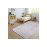 Bonny Home Nova Gri Leke Tutmaz Yıkanabilir Kaymaz Çocuk Odası Halısı, 80 x 200 cm