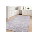 Bonny Home Nova Gri Mutfak Halısı, Kaymaz Taban, Makinede Yıkanabilir, 100x470 cm