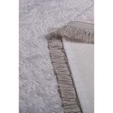 Bonny Home Nova Gri Spor Saçaklı Kaymaz Taban Makinede Yıkanabilir Yolluk, 100 x 200 cm