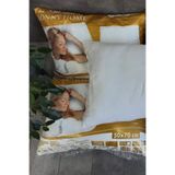 Bonny Home Percale Pamuk Kumaşlı 2 Adet 800 Gr Silikon Yastık, 50x70 cm, Beyaz