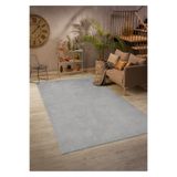 Bonny Home Relax Gri Leke Tutmaz Yıkanabilir Kaymaz Yolluk, 100 x 150 cm, Peluş Post Yumuşak Halı