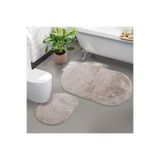 Bonny Home Rivora Vizon 2'li Banyo Halısı Paspası Seti, Kaymaz Tabanlı Klozet Takımı, 60x115 cm