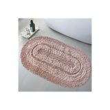 Bonny Home Spagetti Pembe Banyo Halısı, 80 x 150 cm,%100 Pamuk, Makinede Yıkanabilir