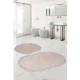 Bonny Home Venus Vizon 2'Li Dantelli Banyo Paspasi Seti Ceyizlik Klozet Takimi