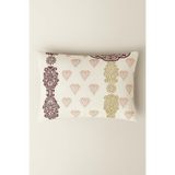 Bonny Home Zenia Desenli 2'li Yastık Kılıfı, Pamuklu Kumaş, Fermuarlı, 50 x 70 cm, Çok Renkli