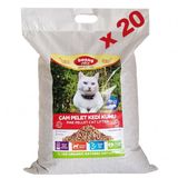 Bonny Nice 20 x 20 lt Doğal Çam Peleti Kalın Taneli Kedi Kumu