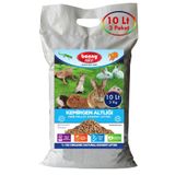 Bonny Nice Doğal Çam Pelet Ginepig Kafes Altlığı 5 Kg 10 Lt (3 Adet)