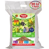 Bonny Nice Doğal Kuş Kumu Çam Pelet Bülbül Kuş Kafes Altlığı 10 Kg 20 Lt (5 Adet)