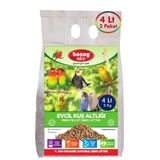 Bonny Nice Doğal Kuş Kumu Çam Pelet Muhabbet Kuş Kafes Altlığı 2 Kg 4 Lt (2 Adet)