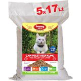 Bonny Nice Doğal Pellet Çam Peleti Kalın 5 x 17 lt Kedi Kumu