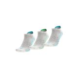 Bonny Silver Koku Yapmayan Koşu ve Yürüyüş Erkek Patik Karışık Gümüş Çorap 3'lü Paket