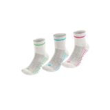 Bonny Silver Koku Yapmayan Koşu ve Yürüyüş Kadın Karışık Soket Gümüş Çorap-3'lü Paket