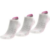 Bonny Silver Koku Yapmayan Koşu ve Yürüyüş Kadın Patik Pembe Gümüş Çorap 3'lü Paket - 35 - 38