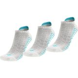 Bonny Silver Koku Yapmayan Koşu ve Yürüyüş Kadın Patik Sak Mavi Gümüş Çorap 3'lü Paket - Saks - 39 - 42
