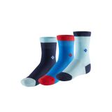 Bonny Silver Koku Yapmayan Soket Erkek Çocuk Karışık Gümüş Çorap 3'lü Paket Karışık 9-12 Yaş
