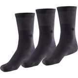 Bonny Silver Koku Yapmayan Soket Erkek Füme Gümüş Çorap 3'lü Paket - 43 - 46
