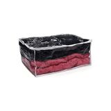 Bono Pvc Şeffaf Dolap İçi Düzenleyici Çanta Yorgan Battaniye Giysi Oyuncak Çantası 60X60X12