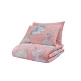 BONPERLA Hayvan Yatak Takımı, Tam/Çift Kişilik Yatak Örtüsü Seti, Unicorn Temalı Örtü, Çocuk Erkek Kız Çocuk Yatak Takımı, (Tam/Kraliçe)