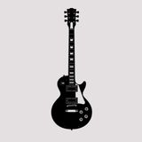 BONPERLA İkonik Elektro Gitar Siluetleri Metal Duvar Sanatı Seti - Klasik Rock Müzik Stüdyosu ve Erkek Mağarası Dekoru - Müzik Dekorasyonu, Siyah (GT-02, 90 cm x 30 cm)