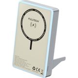 Bontec Magsafe Powerbank, Dijital Göstergeli Powerbank, 10.000 Mah Batarya, 20W Pd Hızlı Şarj, Telefon ve Kulaklık Şarj (Kablosuz Şarj) - Bej