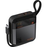 Bontec Powerbank, Dijital Göstergeli Powerbank, 10.000 Mah Batarya, 20W Pd Hızlı Şarj, 2x Type-C Girişi, Mini Tasarım, Güçlü Yapı - Siyah