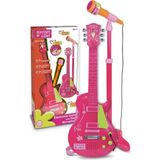 Bontempi Elektronik Ayaklı Mikrofonlu Pembe Gitar - S00045872