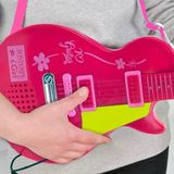 Bontempi Icom 24 5872 Rock Gitar Ayaklı Mikrofonlu, Pembe