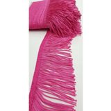 Bontex Fuşya Saçak Şerit Püskül 1 Metre En 8 Cm – Dekoratif Şerit