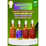 Bontia Gençlik Sırrı Seti – Nar, Kayısı, Kuşburnu & Üzüm Çekirdeği Yağı - Doğal Cilt Bakımı