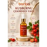 Bontia Kuşburnu Çekirdeği Yağı 20 ml | Rosehip Seed Oil | Soğuk Sıkım Doğal Bitkisel Yağ | Damlalıklı Cam Şişe