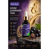 Bontia Üzüm Çekirdeği Yağı 20 ml | Grape Seed Oil | Soğuk Sıkım Doğal Bitkisel Yağ | Damlalıklı Cam Şişe