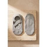 Bony Socks Asta Yoga Çocuk Görünmez Çorap Silver - 2 - 4 - 109Gümüş