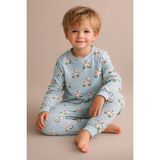 Bony Socks Çocuk Hayvan Desenli Pijama Takımı Mavi - 7