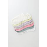Bony Socks Çok Renkli 7'li Paket Patik Çorap - Pembe